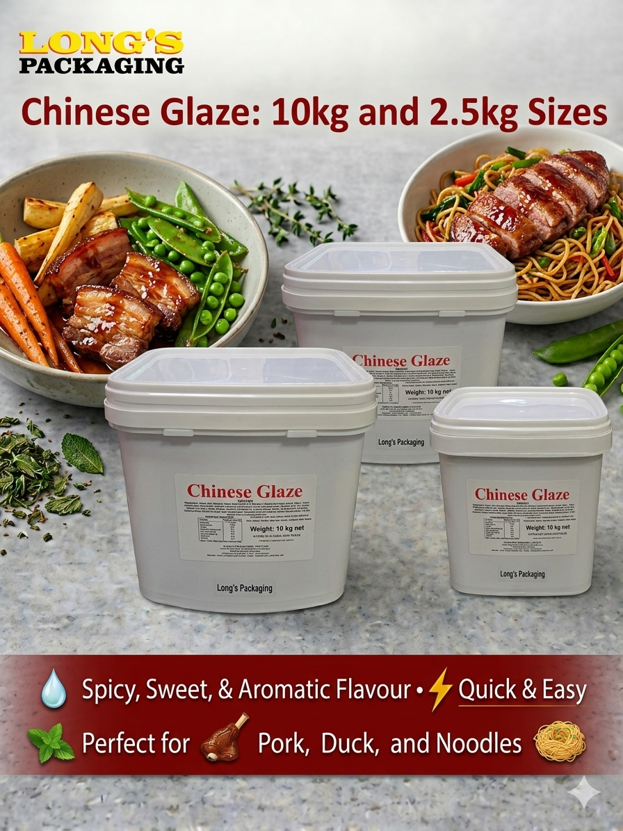 Long's Chinese Glaze – 10kg & 2.5kg | Sweet, Spicy & Aromatic Cooking Glaze