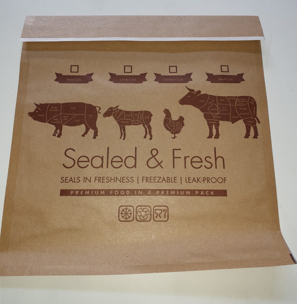 Seal & Fresh Kraft Bags 200 x 300mm Gum Seal 1000