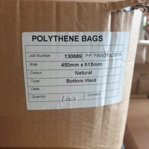 Poultry Bags  Poly Turkey Bag LPDE Film 13 x 6 x 24 in.