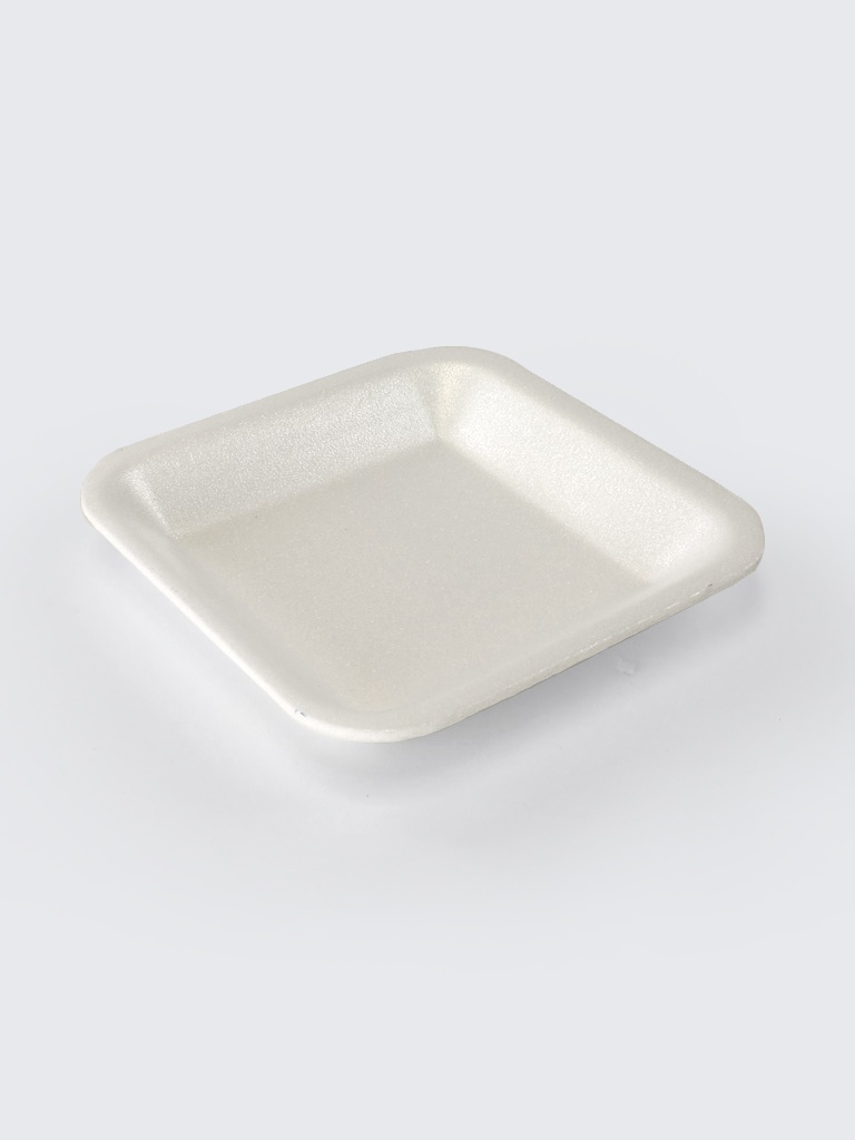 D1 White Trays 133x133x25mm - 500 per Pack