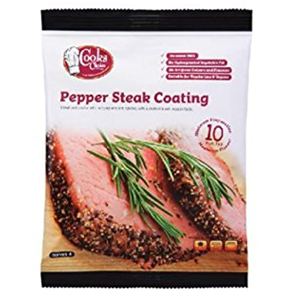 Cooks Choice Pepper Steak Coater - 20 x 60g