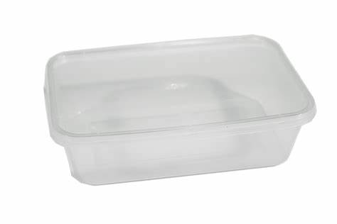Microwave/Meal Prep Containers + Lids 650cc - 250 per box