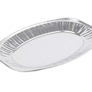Foil Platter Deluxe 14inch Oval 10 per pack