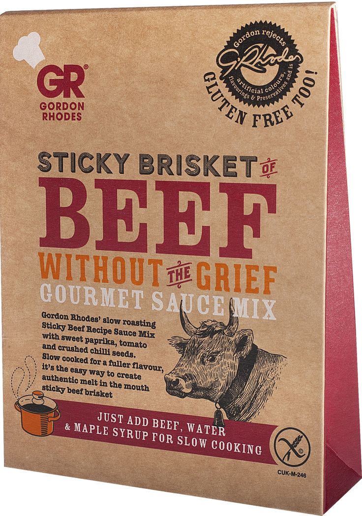 Sticky Brisket of Beef Without the Grief Gourmet Sauce Mix - 6 x 75g