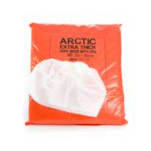 White Counter Bags 8x10 Poly Wrapped - 1000 per pack