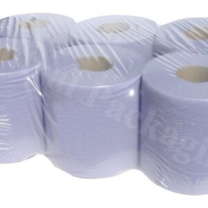 Centre Feed Towel Blue 2ply 6x180mmx150m