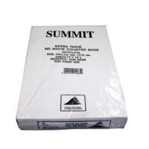 White Counter Bags 10x12 Boxed - 1000 per Box