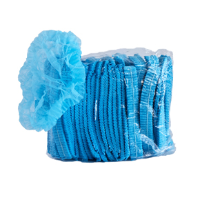 Blue Disposable Mop Caps - 100 per Pack