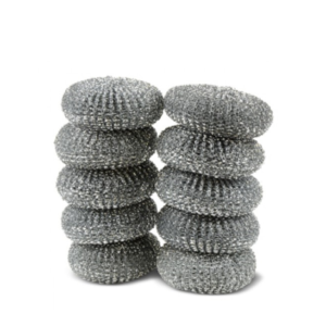 Galvanised Steel Pot Scourers 10 per pack