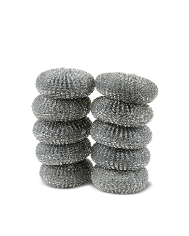 Galvanised Steel Pot Scourers 10 per pack