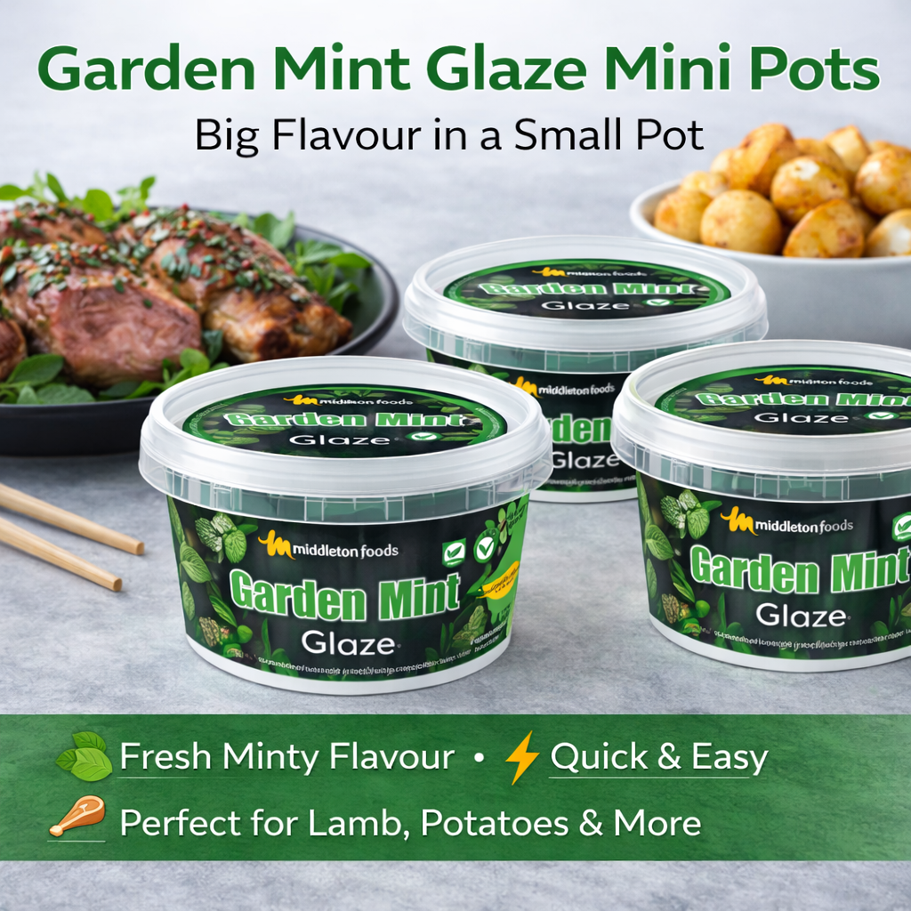 Garden Mint Glaze Mini Pots 8 x 110g