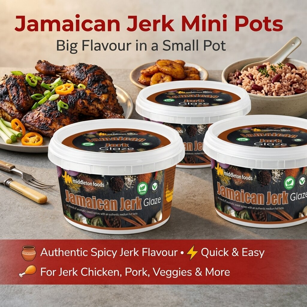 Jamaican Jerk Glaze Mini Pots 8 x 110g