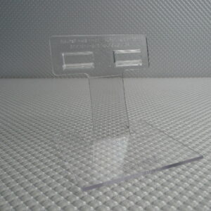 Pentic Clear Ticket Stand 50mm LAT - 10 per Pack