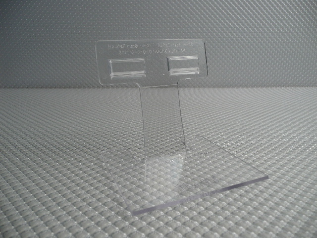 Pentic Clear Ticket Stand 50mm LAT - 10 per Pack