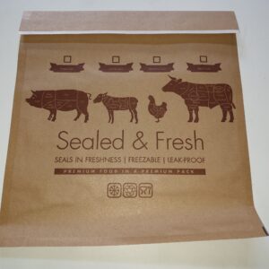 Seal & Fresh Kraft Bags 360 x 300mm Gum Seal - 700