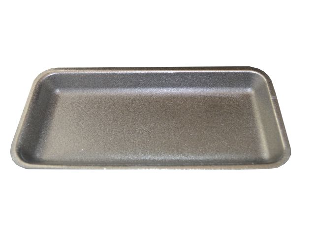 D8 Black Trays 267x133x25mm - 500 per pack