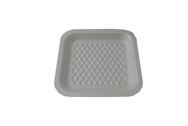 M1 White Trays 133x133x16mm - 500 per pack