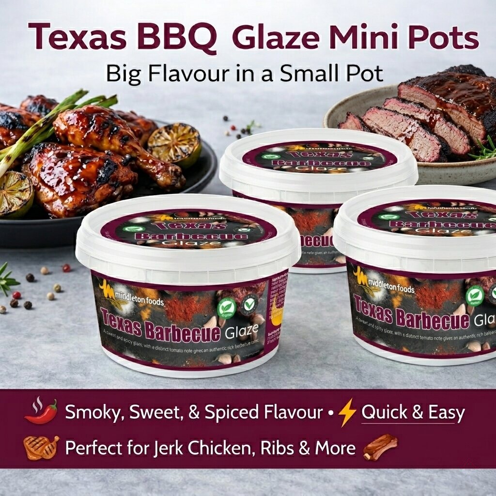 Texas Barbecue Glaze Mini Pots 8 x 110g