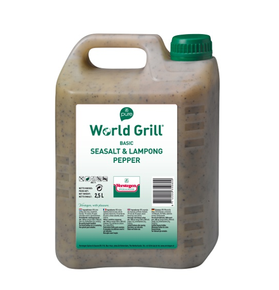 World Grill Basic Seasalt & Lampong Pepper Marinade 2.5 Litres