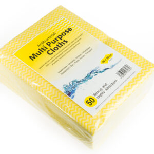 J - Cloths Yellow 50 per Pack