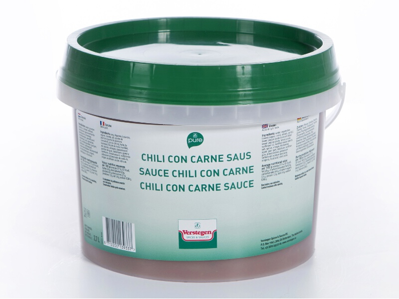 Verstegen Basic Chilli Con Carne Sauce 2.7 Litres