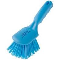Stiff 254mm Short Handled Brush - Blue