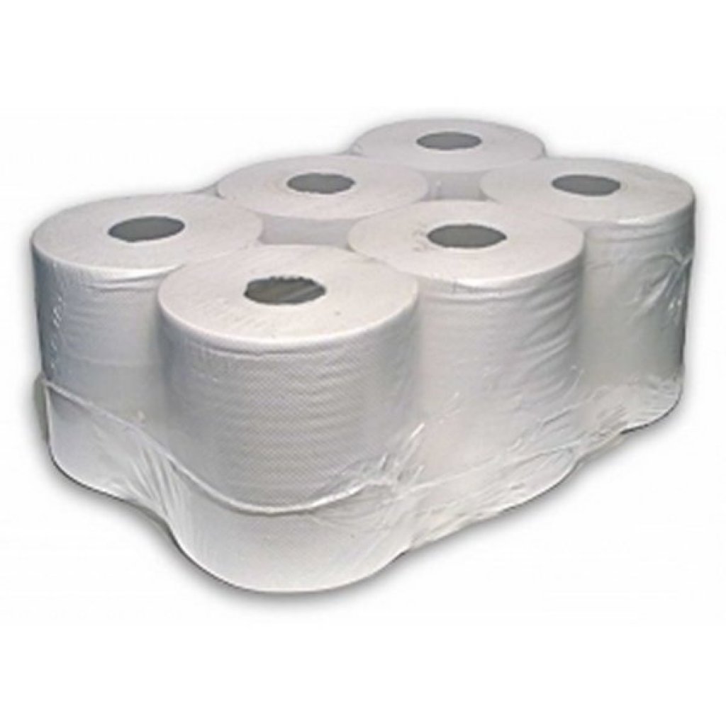 Centre Feed Towel White 2ply 6x230mmx150m
