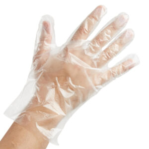 Polythene Disposable Gloves - 100 per Pack