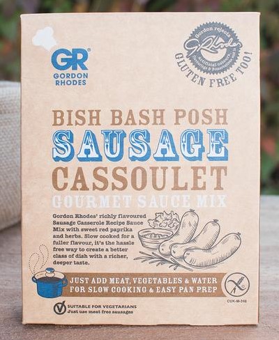 Bish Bash Posh Sausage Cassoulet Gourmet Sauce Mix - 6 x 75g