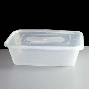 Microwave/Meal Prep Containers + Lids 1000cc - 250 per box