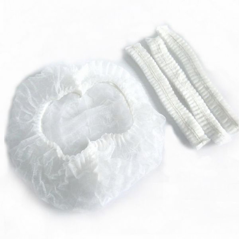 White Disposable Mop Cap - 100 per Pack