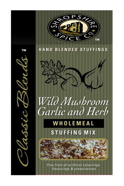Wild Mushroom, Garlic & Herb Stuffing 6 x 150g