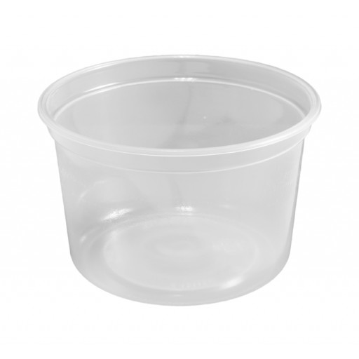 Round Clear 16oz Microwave Safe Containers MN16 - 500