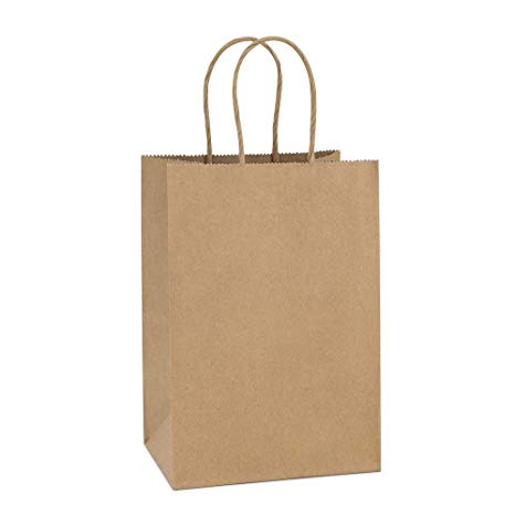 Brown Kraft Carriers with Twisted Handle 320x140x410mm - 250 per pack